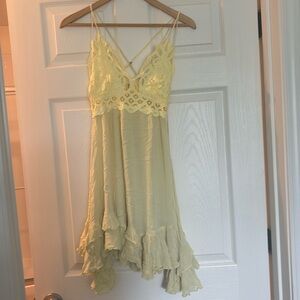 Free People Yellow Sundress
